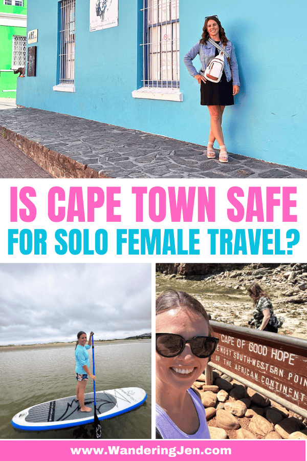 Is Cape Town safe for solo female travel? Safety tips for women traveling alone to Cape Town South Africa is a must-read if visiting this epic city. Solo Female Travel, Cape Town, South Africa travel, tips for visiting Cape Town. 