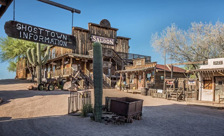 Goldfield Ghost town in Arizona. Ghost towns in Arizona. Arizona Ghost towns