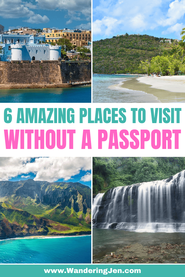 6 bucket list places to travel without a passport. 