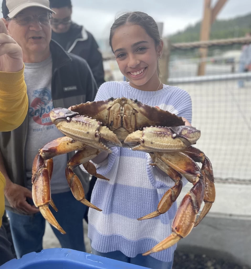 Alaskan crab on an Alaskan cruise