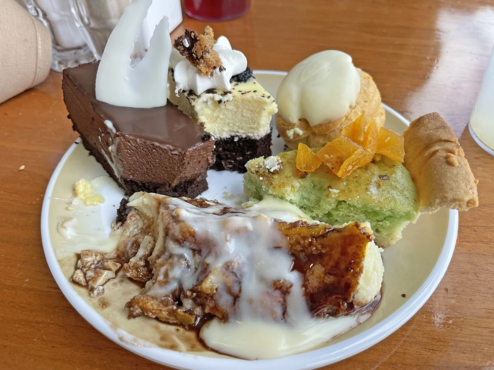 Alaskan Cruise desserts