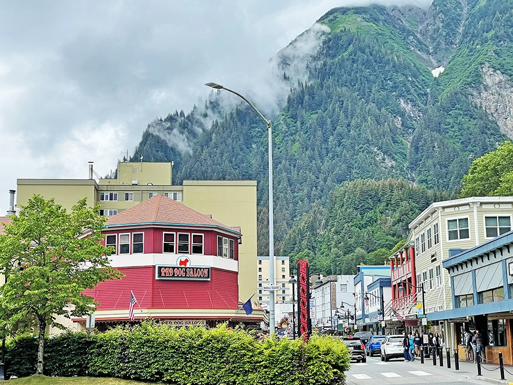 Visiting Juneau Alaskan while on a cruise