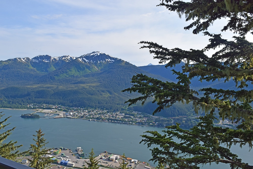 View from the top of Mount Roberts Tramway