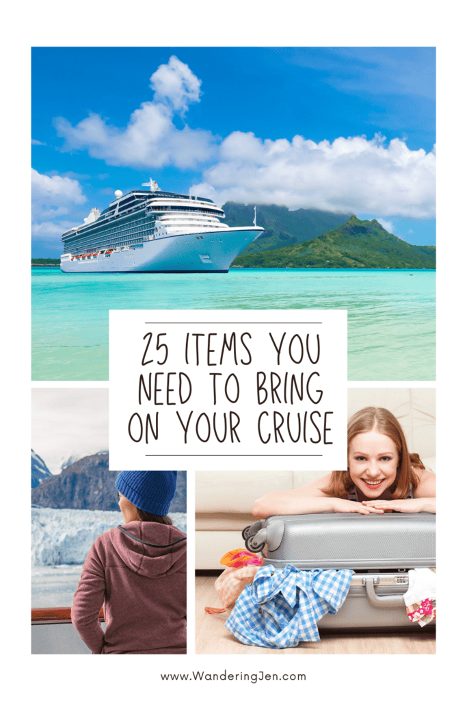 25 must-pack items for any cruise. If you are going on a cruise, you need to bring these 25 items. 