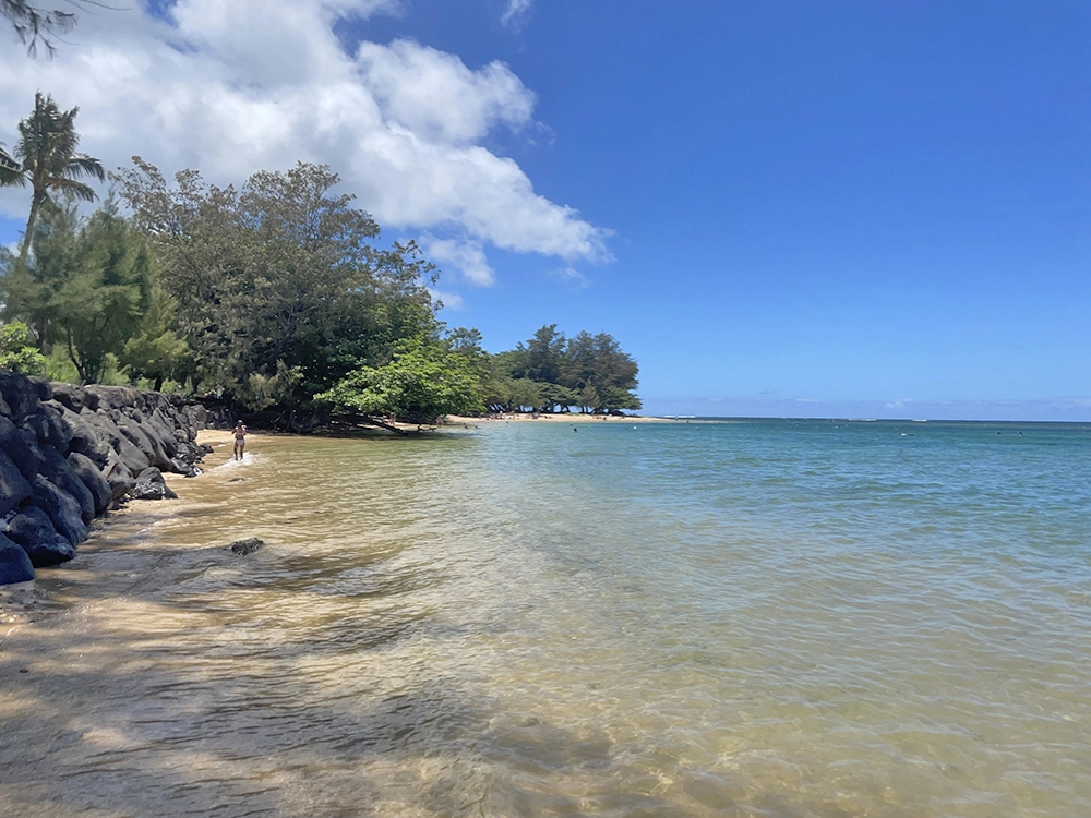 Snorkeling at Anini Beach