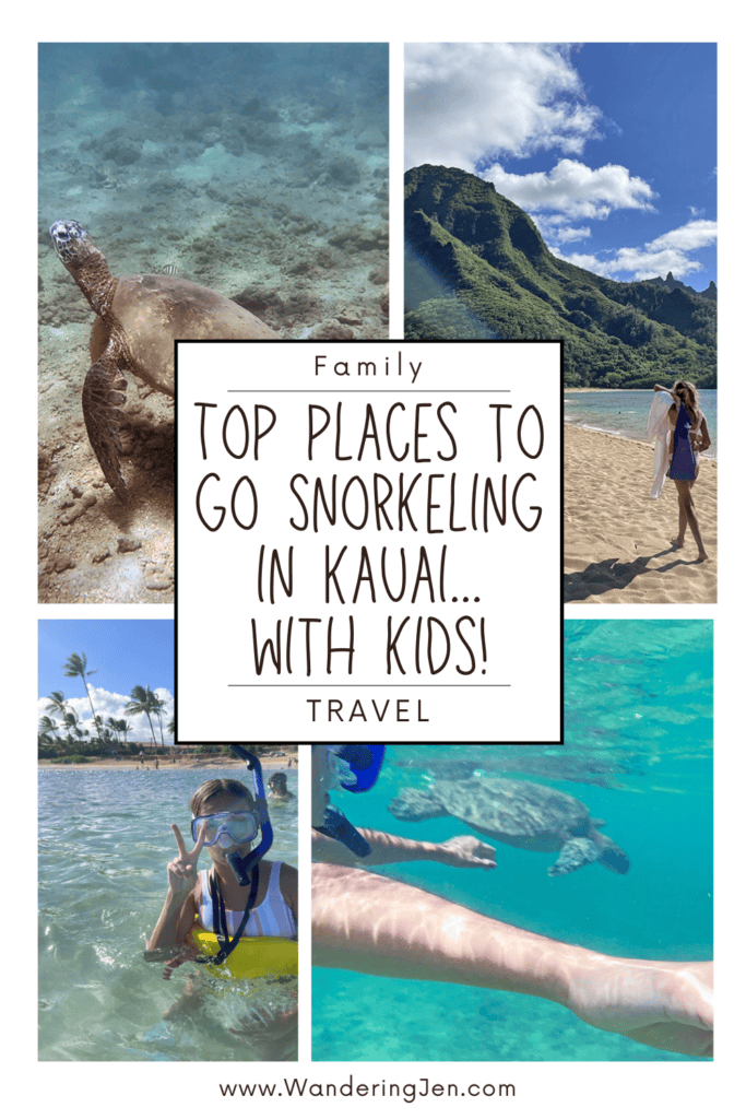 Best places to go snorkeling in Kauai with kids