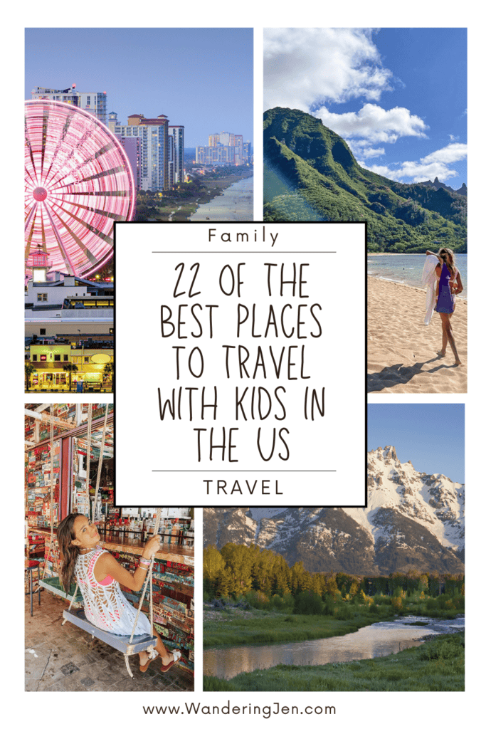 Travel with Kids in the US. Best places to travel with kids in the US. Where to go for your next family vacation