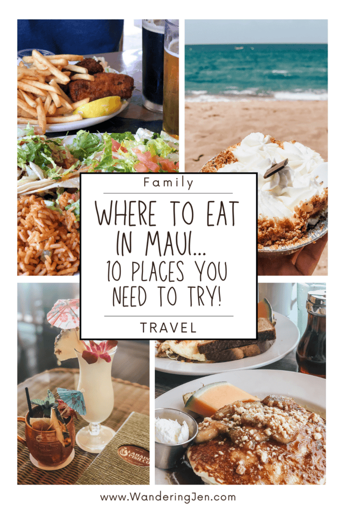 Where to eat in Maui, the best food places in Maui you need to try. The best food and drink suggestions you won't want to miss when visiting the island of Maui