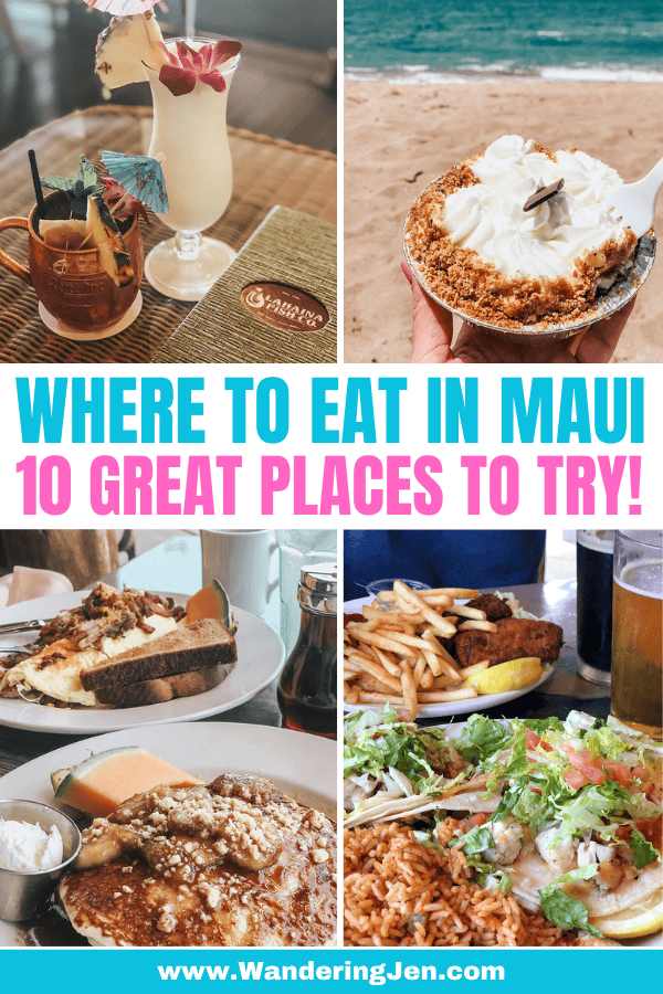 Where to eat in Maui, the best food places in Maui you need to try. The best food and drink suggestions you won't want to miss when visiting the island of Maui