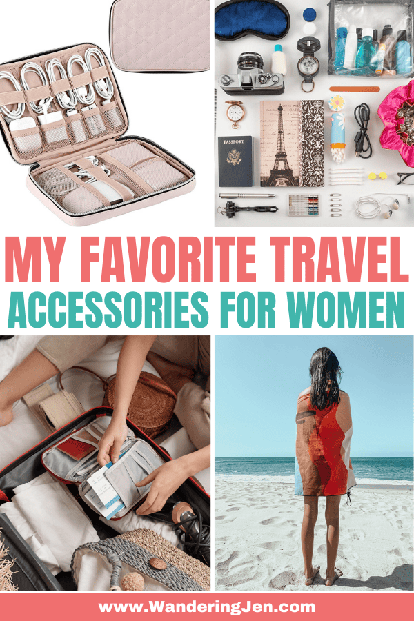 My favorite travel accessories for women, 15 of the best travel essentials every women needs before going on a trip