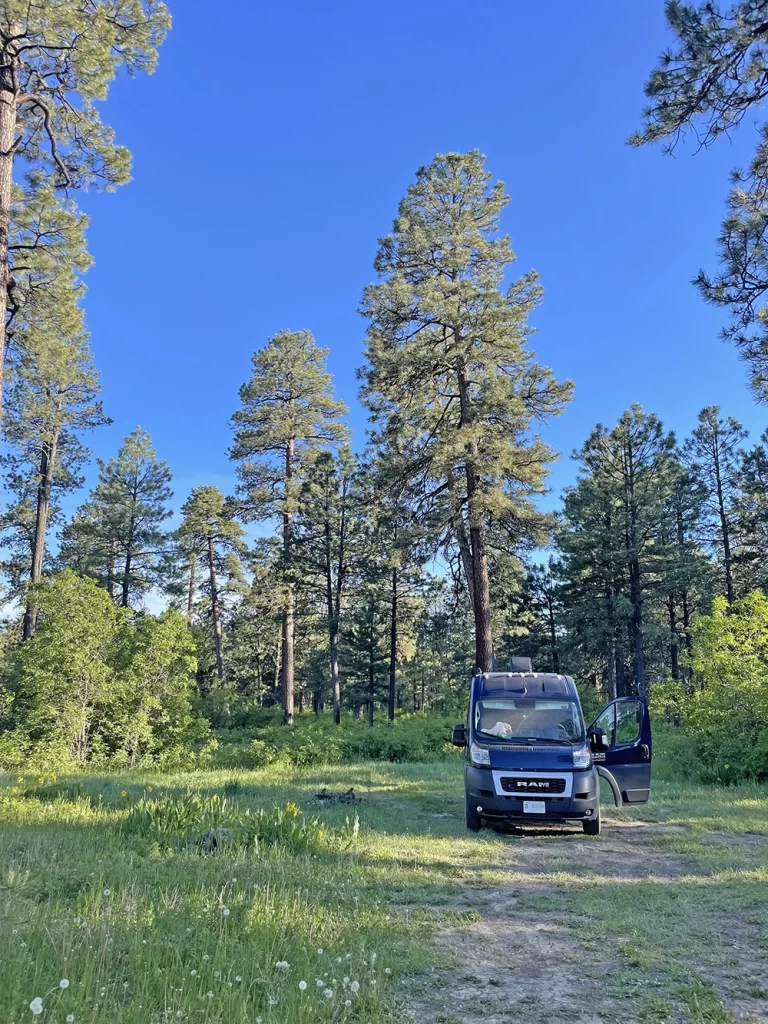 Van life in Pagosa Springs